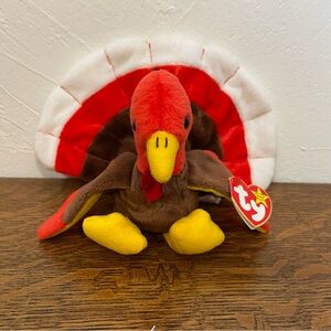 TY GOBBLES TURKEY 90s TOY COLLECTIBLE BEANIE BABY